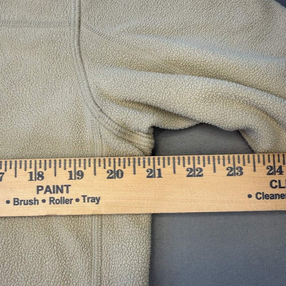 Patagonia Micro D Fleece 1/4 Zip Pullover Sweater Tan Women's Size M - Picture 6 of 9